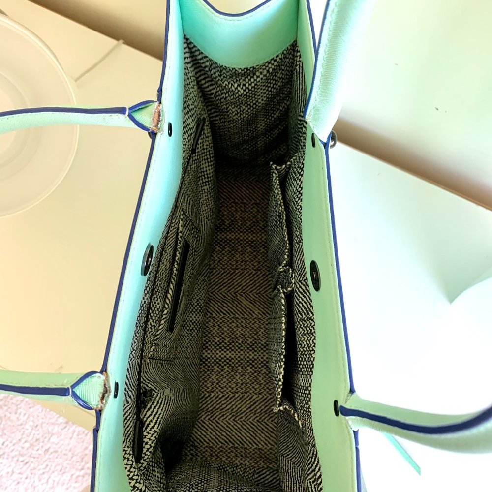 Rebecca Minkoff Large Mab Tote Bag - Mint Green - Picture 5 of 7